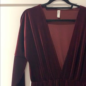 American Apparel Other - Red Velvet Jumpsuit American Apparel Other - Red Velvet Jumpsuit